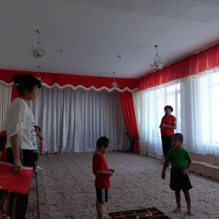 "Күншуақ" тобының бүлдіршіндерімен "Ұлттық ойындар"